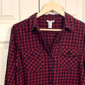 👀♦️🦬 Red Buffalo Plaid Shirt